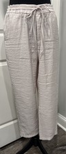 Zara Light Pink Pants Pockets Drawstring Pre Loved Size M