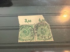 DR MiNr. 46 Paar Oberrand Gestempelt