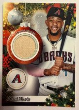 2025 Topps Holiday Mega Baseball Ketel Marte Relic Diamondbacks PR-KM