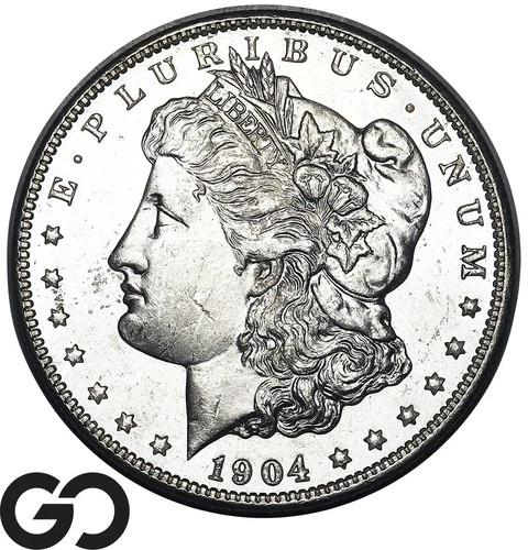 1904-O Morgan Silver Dollar Coin, Proof-Like