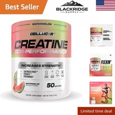 Micronized Creatine Powder - Watermelon Flavor, 50 Servings for Endurance