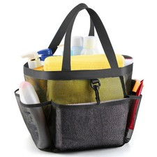 Mesh Shower Caddy Portable for College Dorm Room Essentials with 8 Pockets, S...