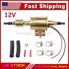 Universal Electric Fuel Pump Inline 12v Low Pressure 5-9 Psi Gas Diesel E8012s