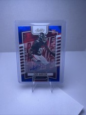 2022 PANINI ABSOLUTE - ZACH HARRISON - BLUE - 36/50 -  AUTO - #180