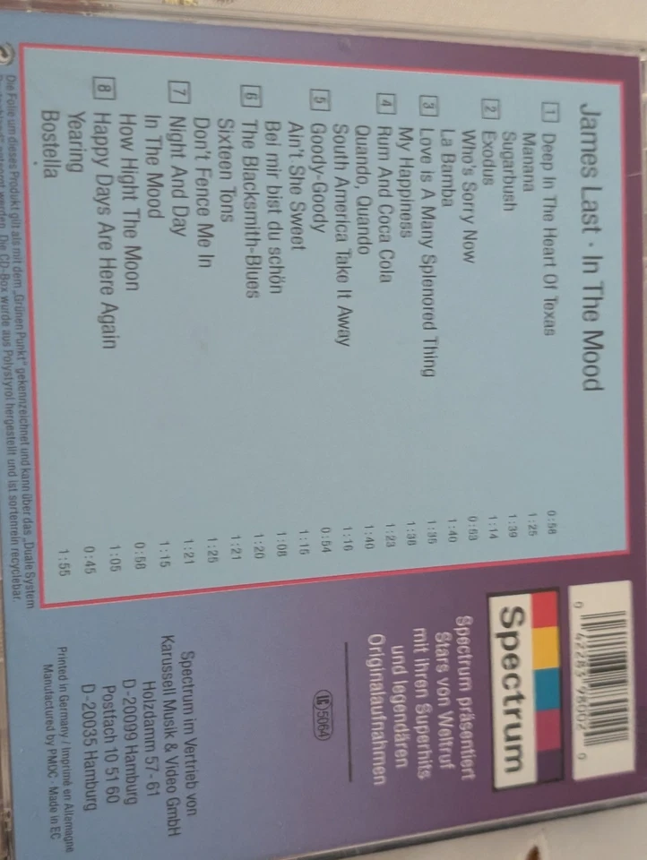 James Last - In the mood Bei mir bist du schön/Happy Day are here again/Goody Go - Bild 4 von 4