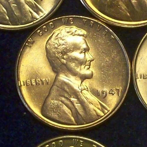 1947-P BU - NICE LINCOLN WHEAT CENT - NICE COLOR - GOOD DETAILS - SEE PICS!