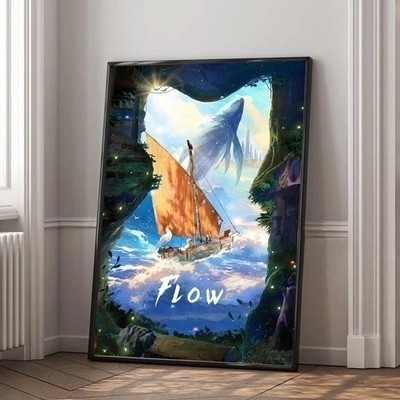 Flow Fantasy Sailing Adventure Dreamscape Movie Art Poster