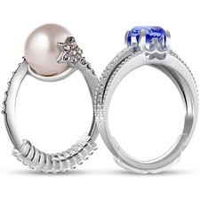 Ring Sizers: 8 Easy-Clip  6 Coil Adjusters for Loose Rings - Unisex Ring Guards