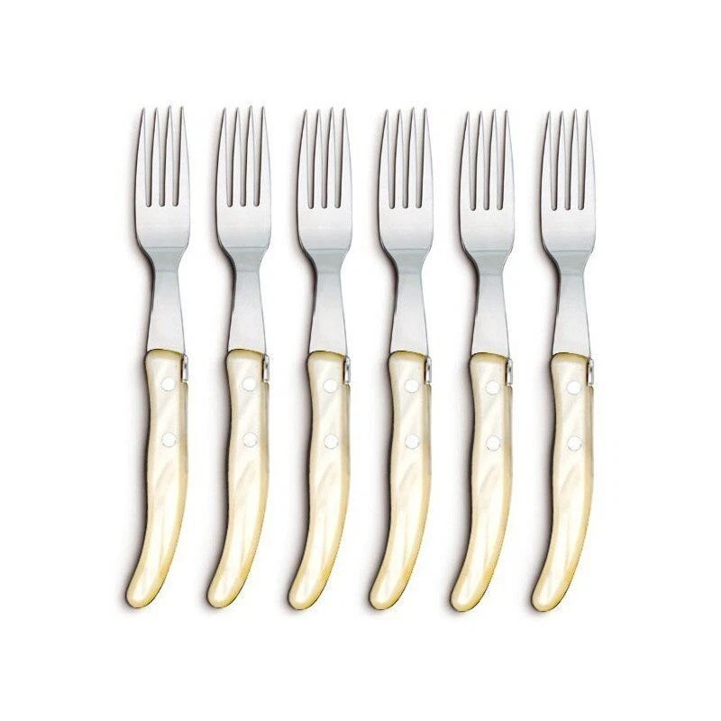 Conjunto de 12 Talheres Claude Dozorme Laguiole Berlingot (6 Garfos de Jantar e 6... - Imagem 2 de 3