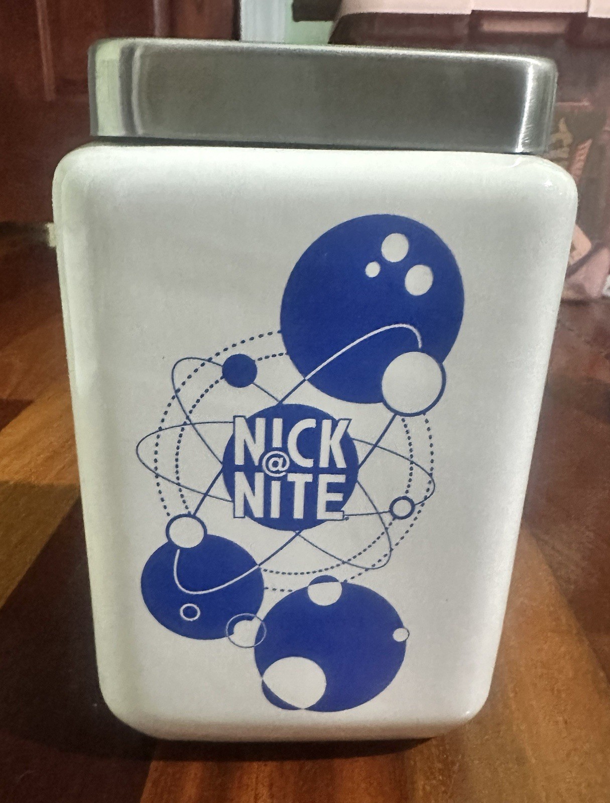 RARE Nickelodeon Nick at Nite TV Land Ceramic Canister OGGI w/ Promo Tag 1990s
