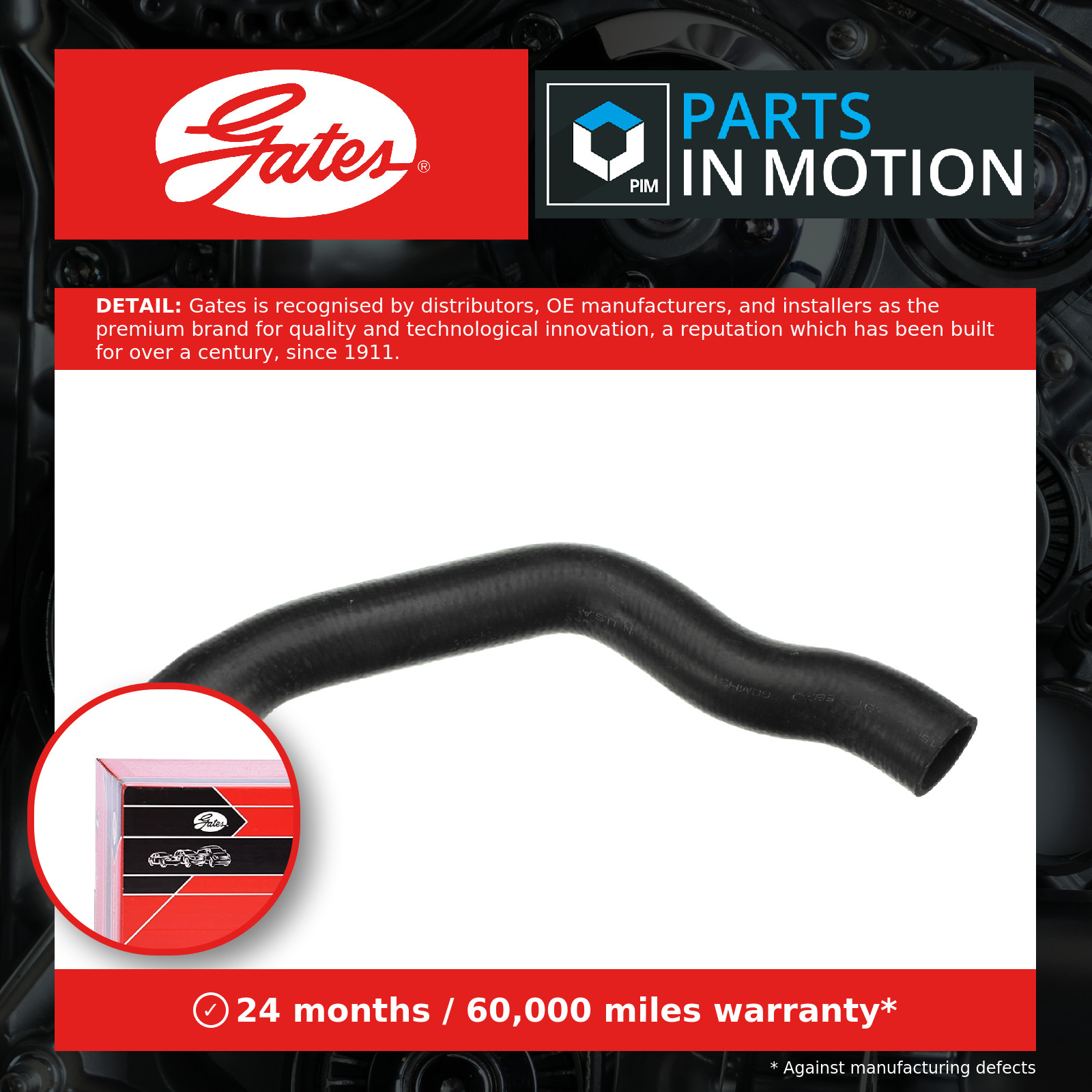 Original Gates Radiator Hose 05-1705 for Mercedes-Benz - Image 4