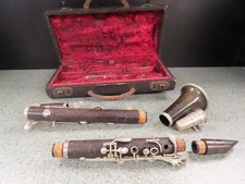 Vintage Henri Dubois Paris Clarinet Musical Instrument