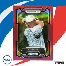 2024 Panini Prizm LIV Golf Danny Lee TRUE Red 48/149 #45 Iron Heads GC