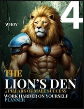 LION'S DEN: WHOY(Work Harder On Yourself) PLANNER: 4 Pillars of M
