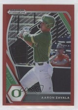 2021 Panini Prizm Draft Picks Red Prizm Aaron Zavala #PDP38 0ji1