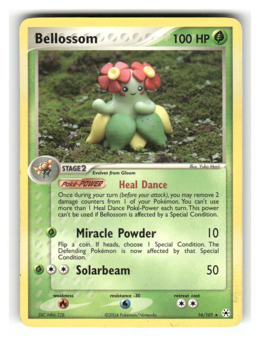 Bellossom 16/101 Rare Hidden Legends Pokemon Lightly Played
