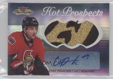 2013 Fleer Showcase Prospects White Hot 3/3 Cory Conacher #192 Patch Auto 0w65