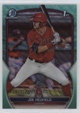 2023 Bowman Draft Chrome Aqua Wave Refractor 120/125 Joe Redfield #BDC-122 12yh