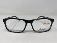 Grimaldi Roma 3058 C3 54-17-140 Gray Horn Full Rim Eyeglasses Frame 698