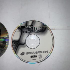 Sega Saturn Choice Cuts & Virtua Fighter (Sega Saturn, 1995) disc with Manual