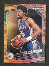 Julius Erving 2024-25 Panini Prizm Black Base Legends Basketball /225 #263