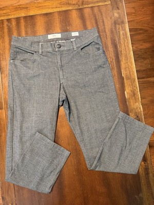 Brax Feel Good Cooper Fancy Regular Fit Pants Men s 35x28 Medium Gray Straight