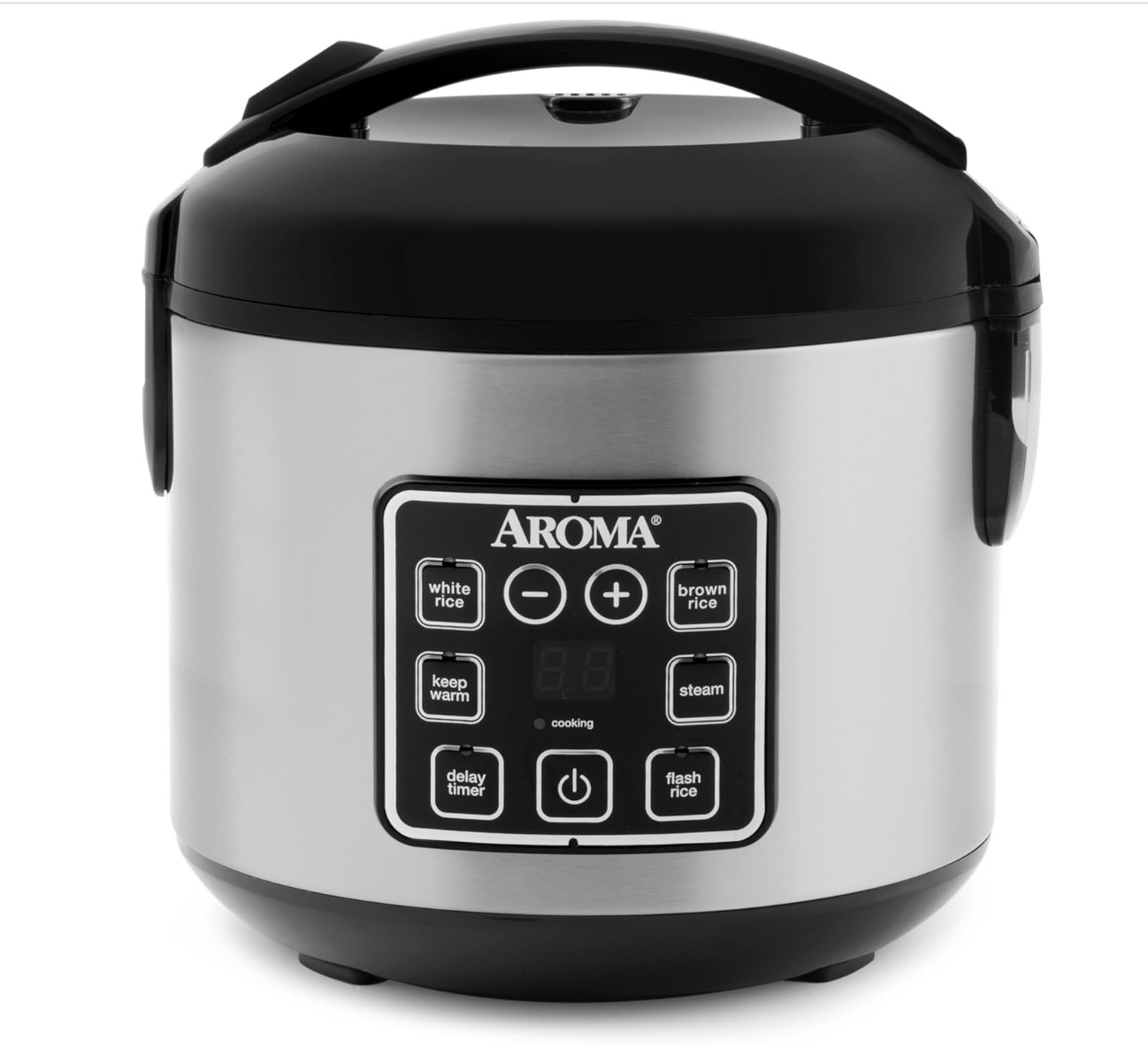 AROMA Digital Rice Cooker &ndash; 4-Cup Uncooked / 8-Cup Cooked,