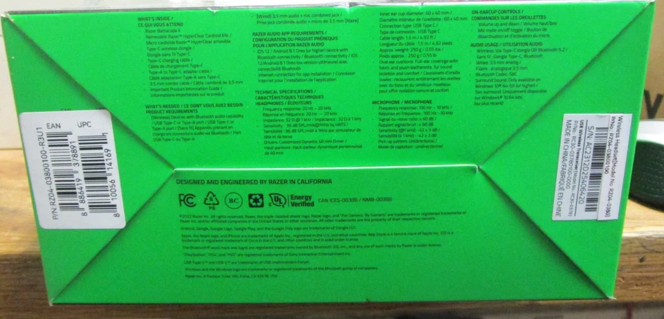 Razer Barracuda X Wireless Gaming Headset - Image 3 of 4