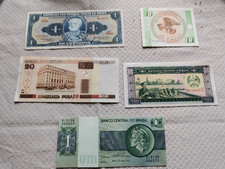 billet de banque lot de 5 billets