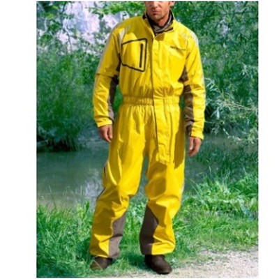BMW Motorrad Unisex Yellow ProRain 3 Overall Raincoat Size L NWT