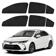 ZATOOTO Car Window Shades Custom Fit for Toyota Corolla 2019-2024, BLACK