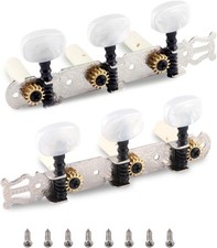 Guitar Tuning Pegs Gold Plated Machine Heads Keys Tuners Single Hole 3 on a