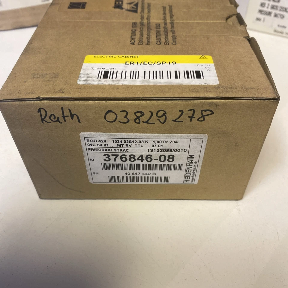 Heidenhain Id. No.: 376846-08, Rod 426 1024 02S12-03 K 1.00 02 73A, 01C 645 01. - Image 2 of 4