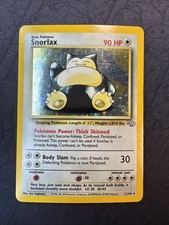 Snorlax 11/64 Jungle Holo Pokemon MJ on eBay