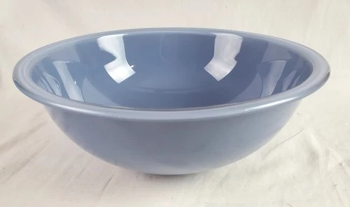 Pyrex 326 Moody Blue Clear Bottom 4L Large Nesting Mixing Bowl 11 3/4 Diameter