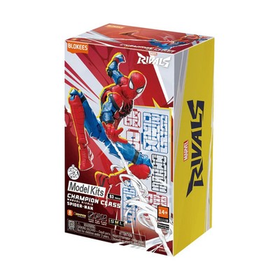 Blokees Marvel Rivals Champion Class Series Spider-Man Spider Man Model Kit Fig!
