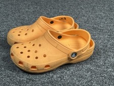 Crocs Clogs Gray Junior Size 3 Slip-On Comfort Shoes
