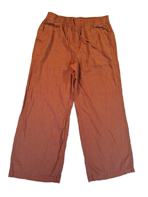 Old Nave Wide Leg High-Rise Casual Lounge Pull On Lounge Pants Drawstring Size M