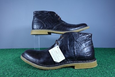 UGG Dark Brown Leather Leighton Chukka Boots UGG Leighton 3275 Men main image 2