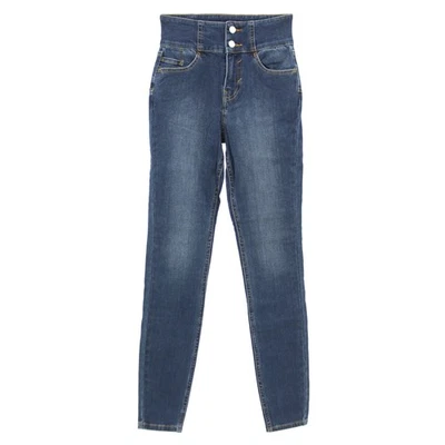 ESPRIT Damen Jeans Hose High Rise Skinny midblue stone blau 33062 - Bild 1 von 2