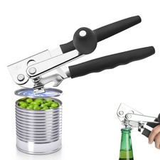 Commercial Can Opener Stainless Steel Handheld Can Opener Smooth Edge with Ea...
