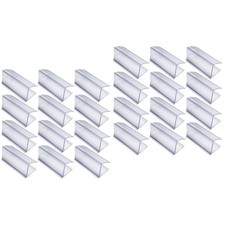 2 Count Shelf Edge Label Strip Clear Price Tag Holder Display Sign for Shelves