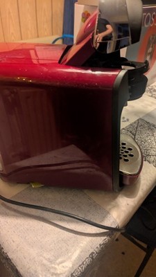 Bosch Tassimo in Weinrot mit Wandregal