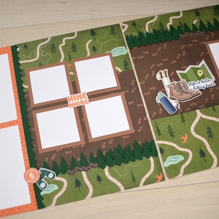 Creative Memories Hiking Memories Bundle w/Forest Shoreline Punch