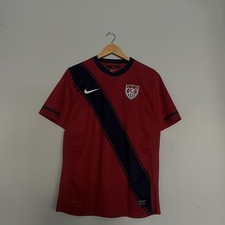 Nike Authentic USA Soccer 2010 Red Third National Team Jersey Large World Cup