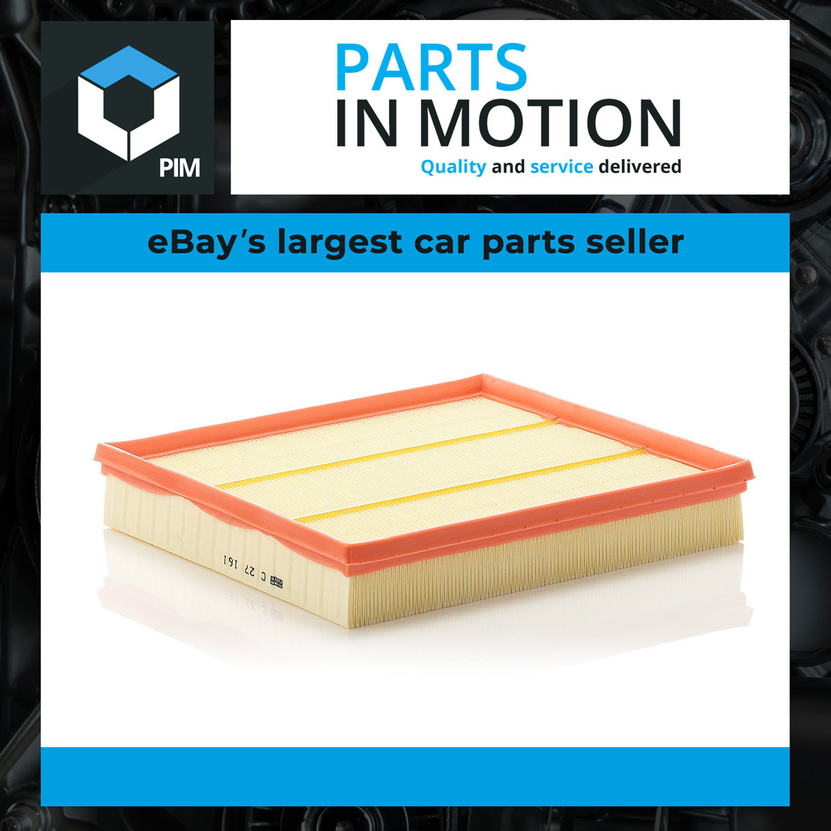 MANN-FILTER Air filter FORD C 27 161 1373667,1729416,6C119601CB Engine air filter,Engine filter - Image 2