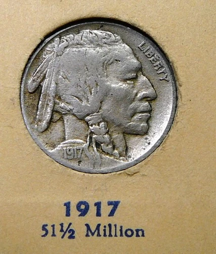 1917 Buffalo Nickel - VF  / Very  Fine  (SA)