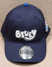 Berkshire BLUEY Embroidered Logo Navy Blue Snapback Hat Cap NWT