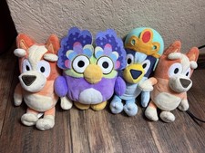 Lot Of 4 Plush Bluey And Bingo Stuffed Animals Owl Bluey And Friends Royal
