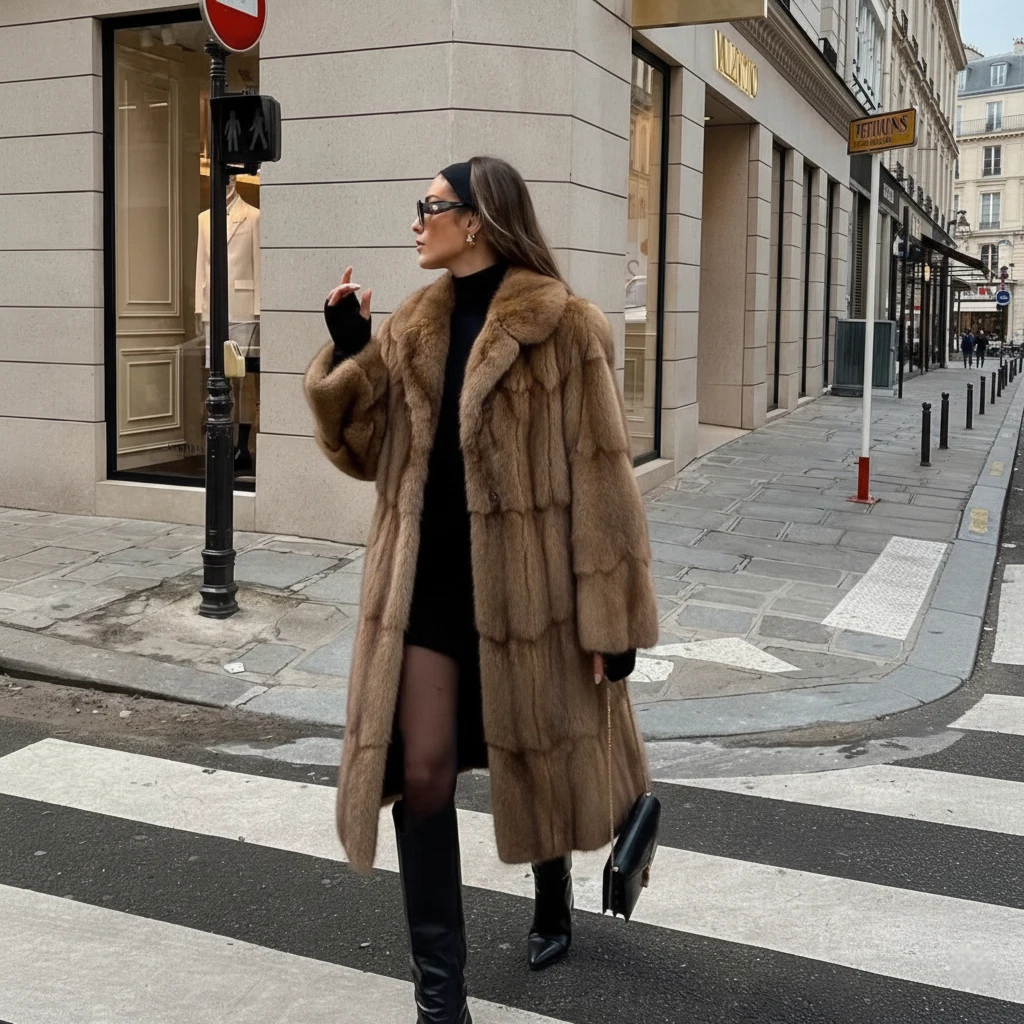 Fur Outer Shell Coats for Women for sale | eBay